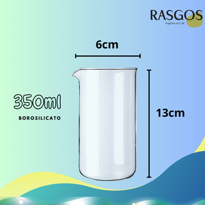 Vaso Repuesto Borosilicato Prensa Francesa