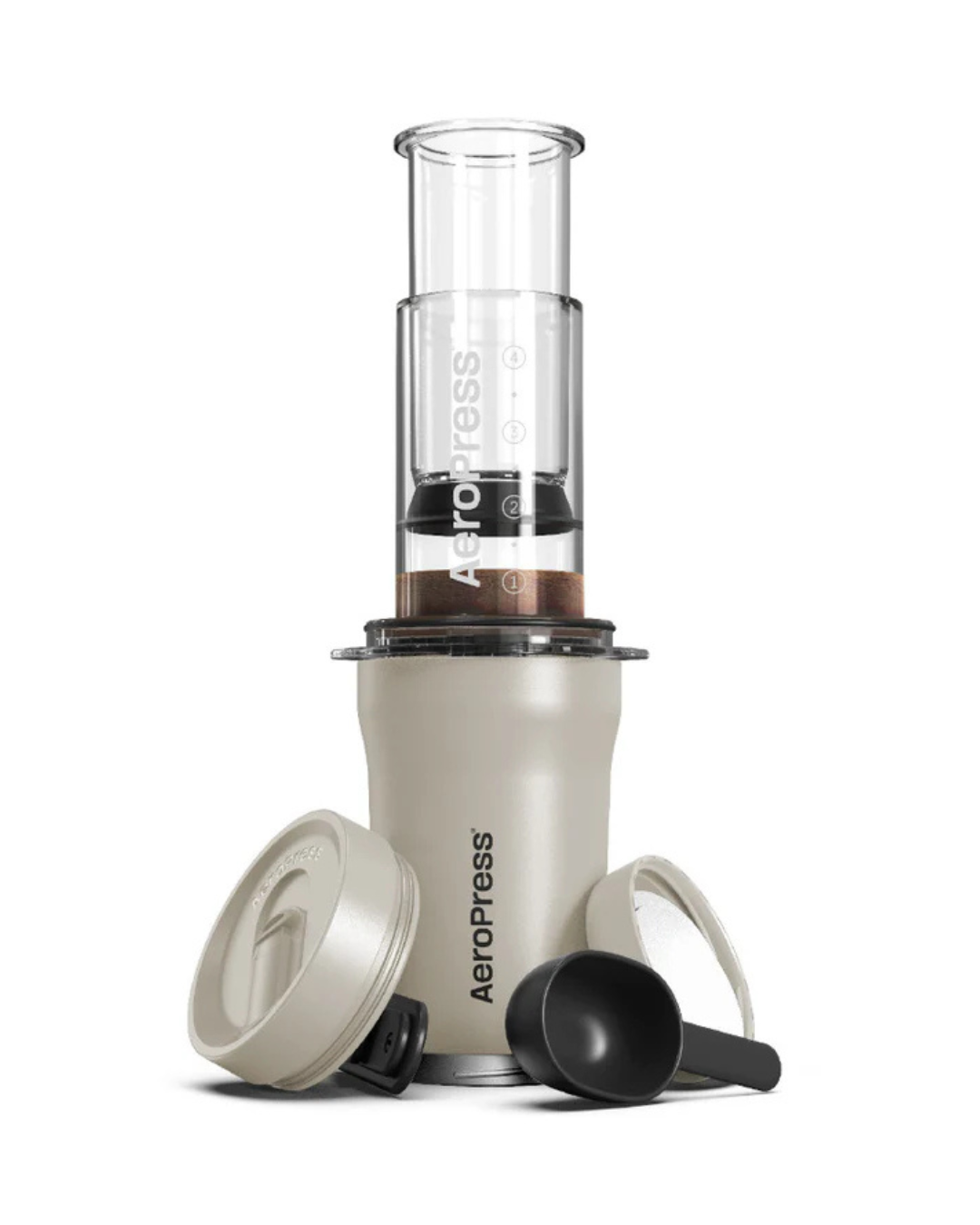 Cafetera AeroPress Go Plus Portatil para Camping Crema