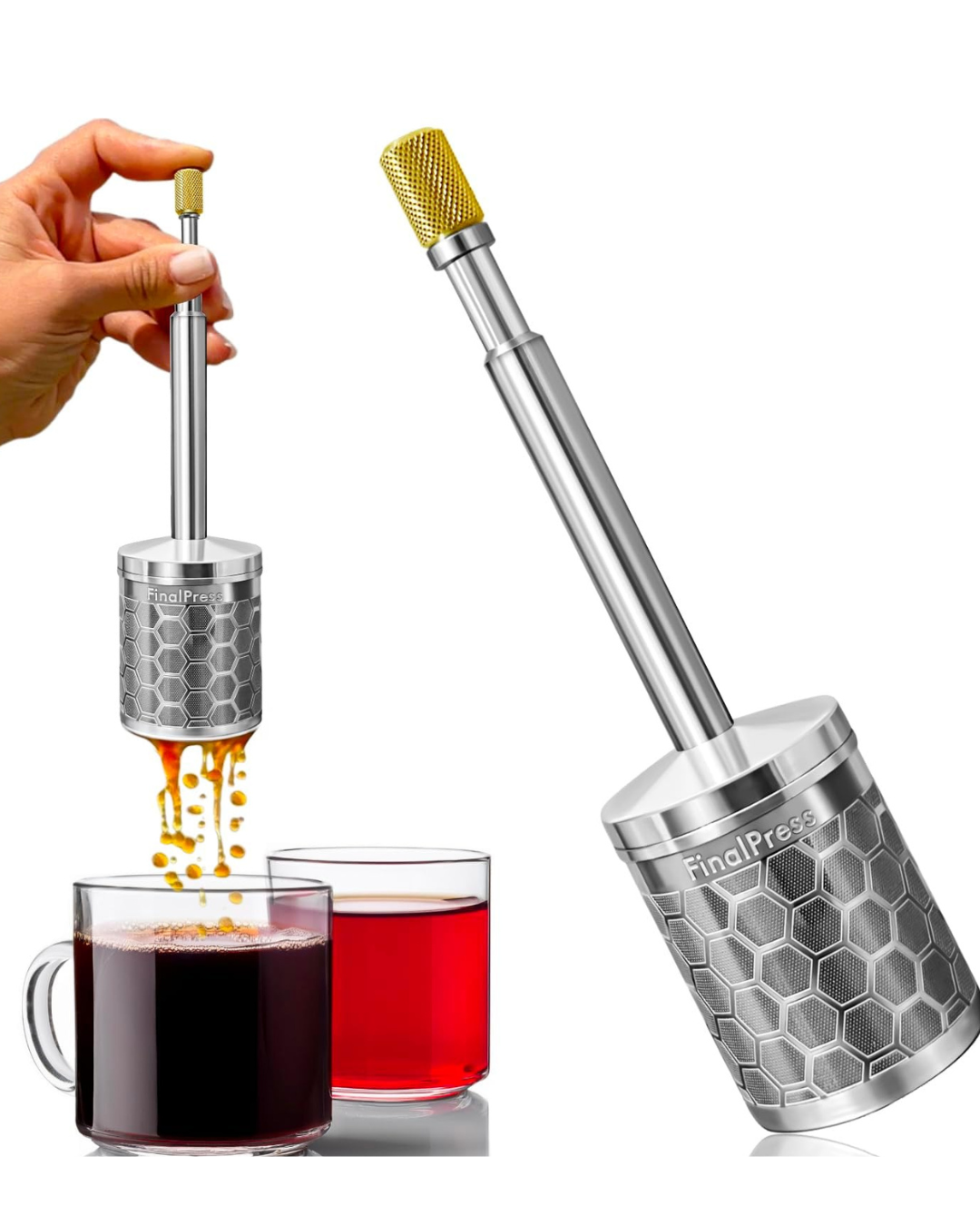 Prensa Final Viajera Acero Inoxidable Final Press