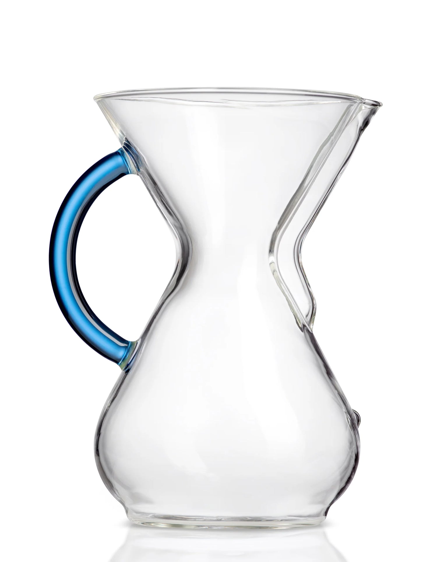 Cafetera Chemex 6 tazas Mango Cristal Azul Zafiro