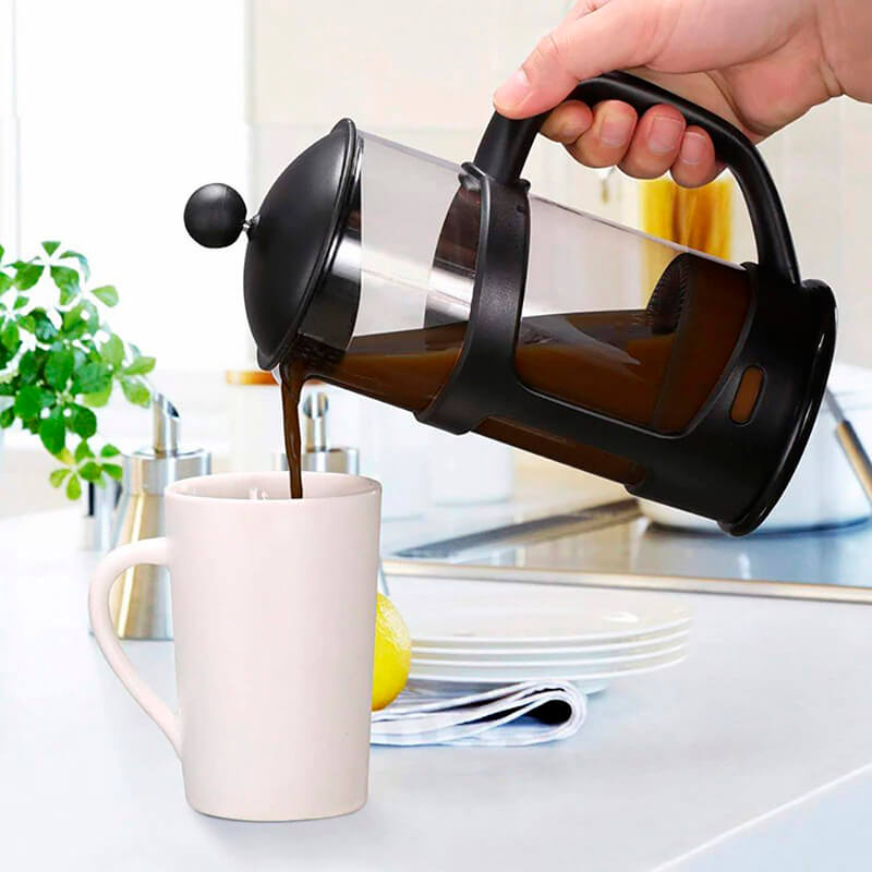 Super Kit Cafetero | Prensa Francesa 2-4 tazas + Molino + Café Especial 250g + Mensaje Personalizado + Chocolatina de Cacao + Cuchara