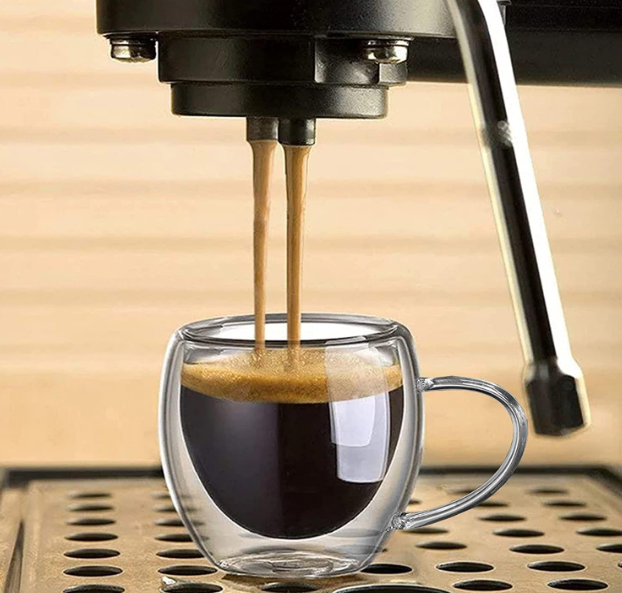 Vaso Doble Pared Oreja Borisilicato 350ml