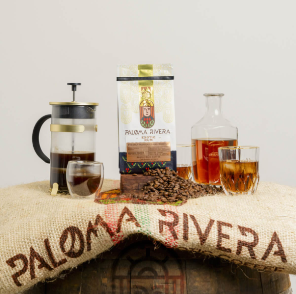 Cafe Grano o Molido Sabor a Ron Tueste Medio Infusionado 250g