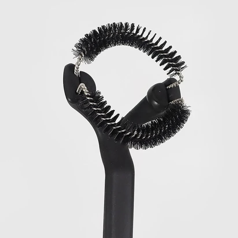 Diseñado para encajar como un portafiltro y limpiar eficazmente los bordes del grupo. Duradero, ergonómico y lavable.