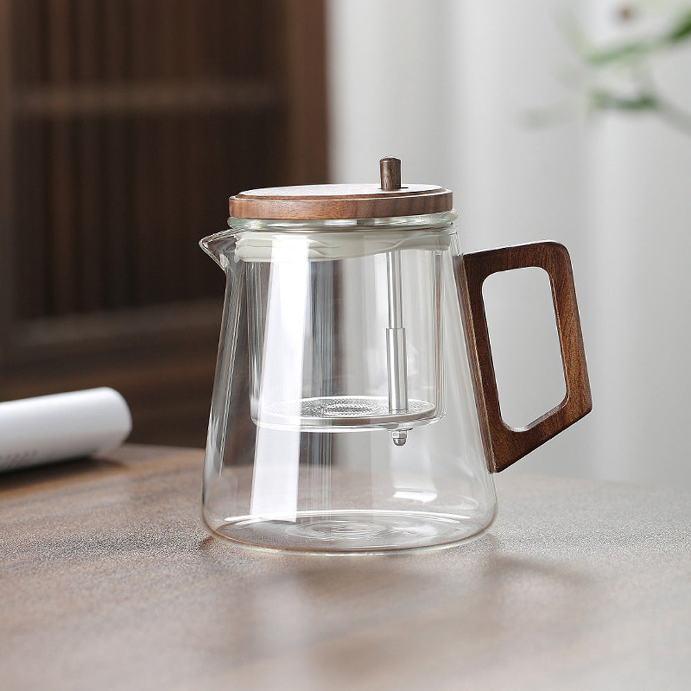 Tetera de Vidrio con Infusor para Te y Aromaticas 750ml