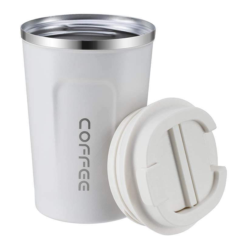 Vaso Termo Termico Compacto 380 ml Blanco para Cafe