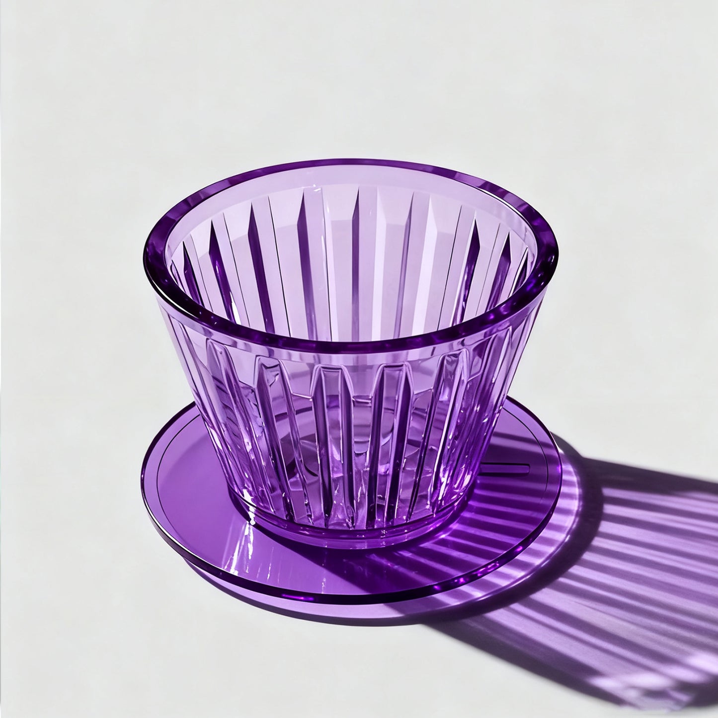 Dripper Café Goteo Tipo TIMEMORE B75 Transparente Morado