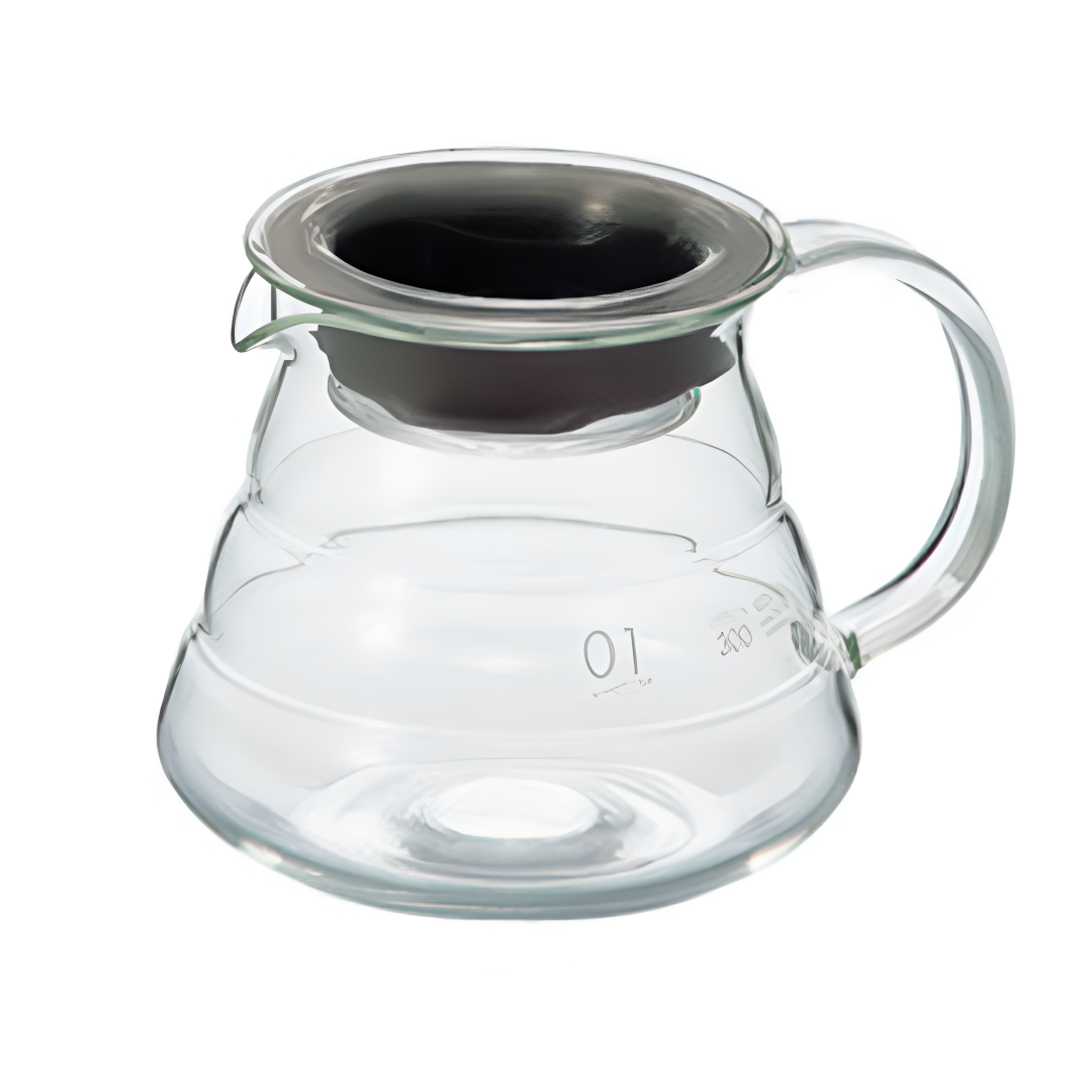 Kit V60 para Compartir | Cafetera V60-02 + 2 Vasos de Doble Fondo 80 ml + Server 01 + Café Insignia + Caja Tipo Regalo