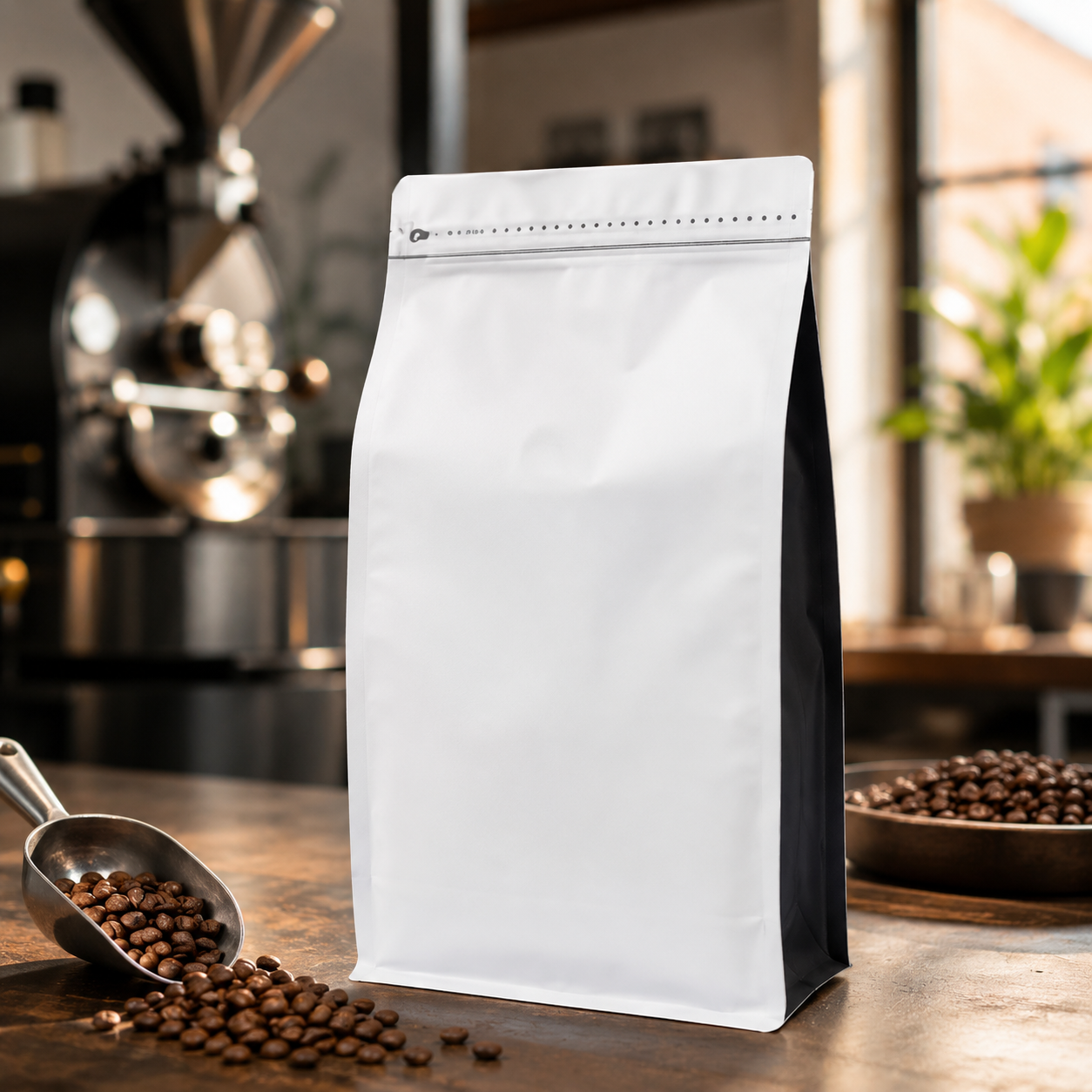 Bolsa para Empaque de Cafe Institucional 2.5 kg Blanca x 50 Unidades