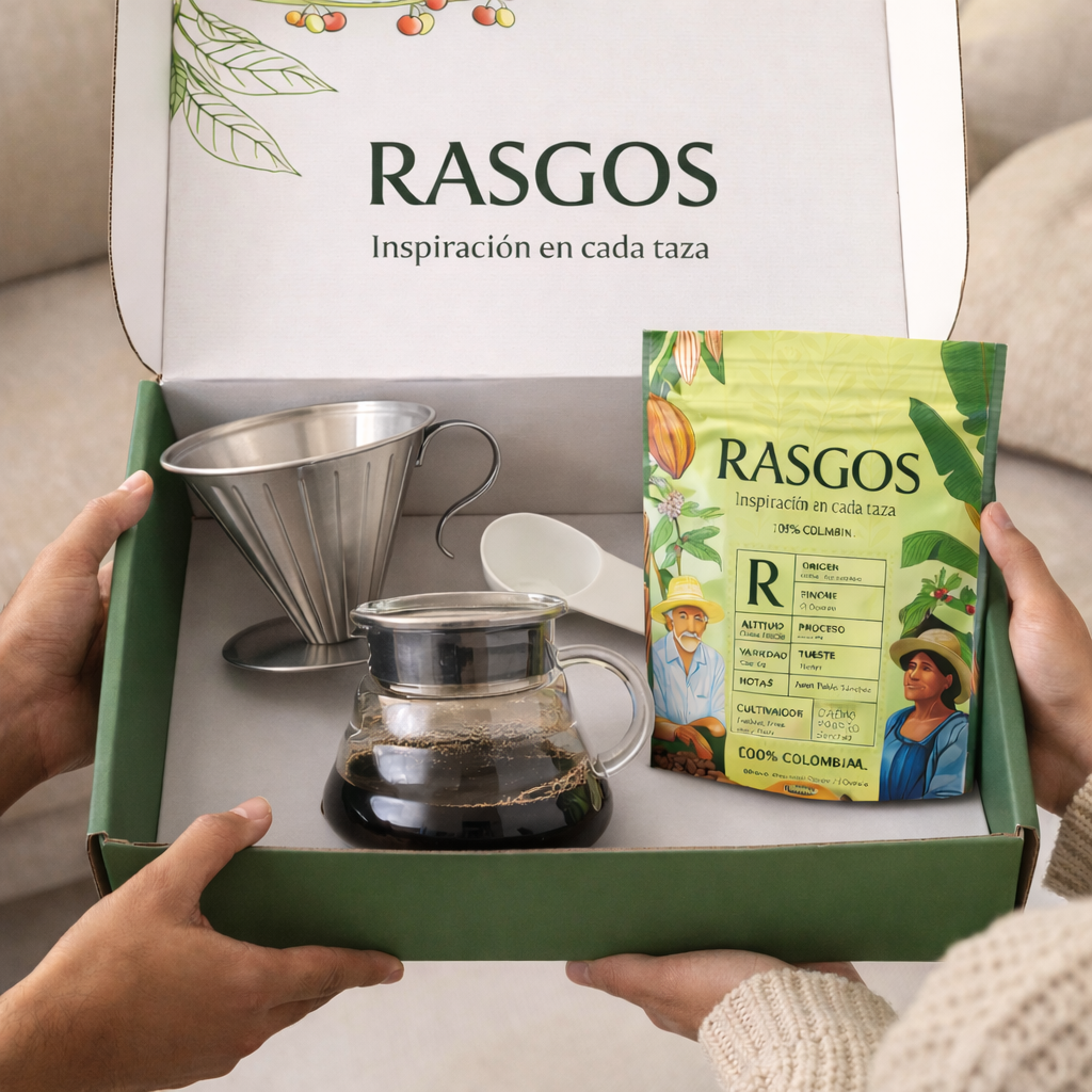 Kit V60 Acero Inoxidable + Server 400 ml + Filtros Hario 02 + Cuchara Dosificadora