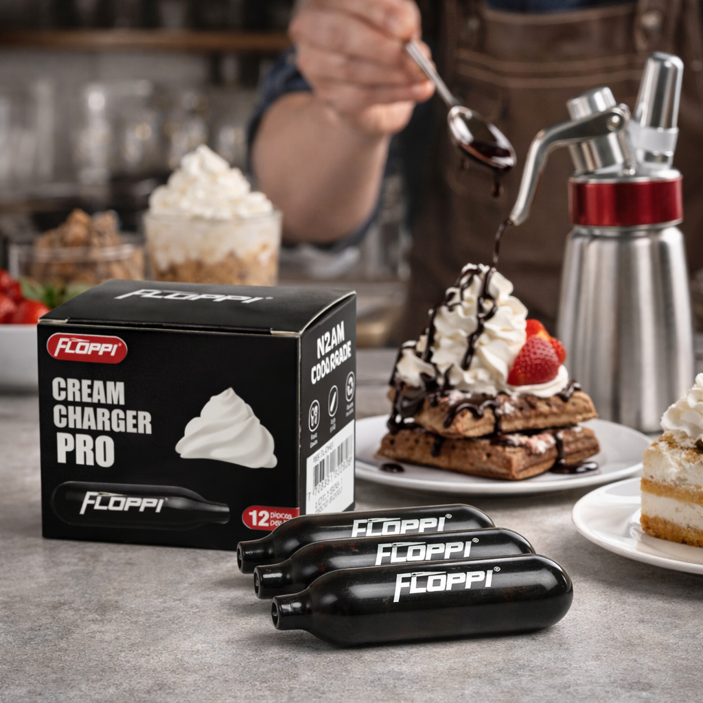 Balas Dispensador de Crema Batida Cápsulas N2O para Chantilly