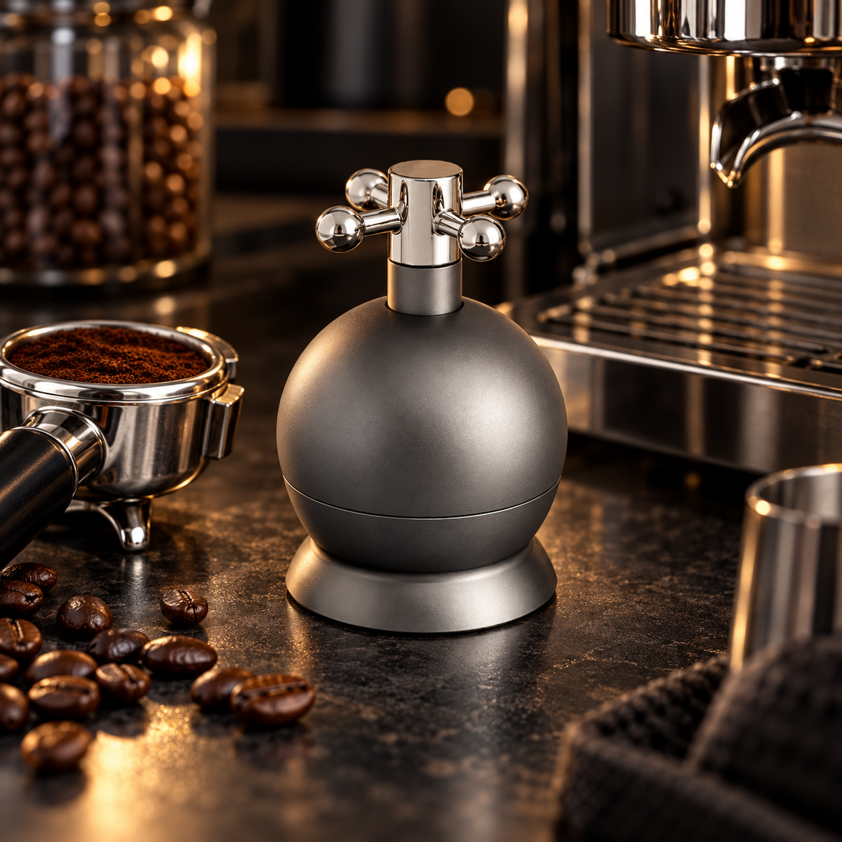 Distribuidor Nivelador de Cafe 58 mm para Espresso