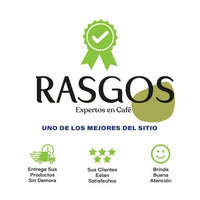 Kit Prensa Oro Rosa | Prensa Oro Rosa 350ml + Molino Acero Inoxidable 50gr + Café Insignia 250gr + Cuchara Medidora + Chocolatina de Cacao