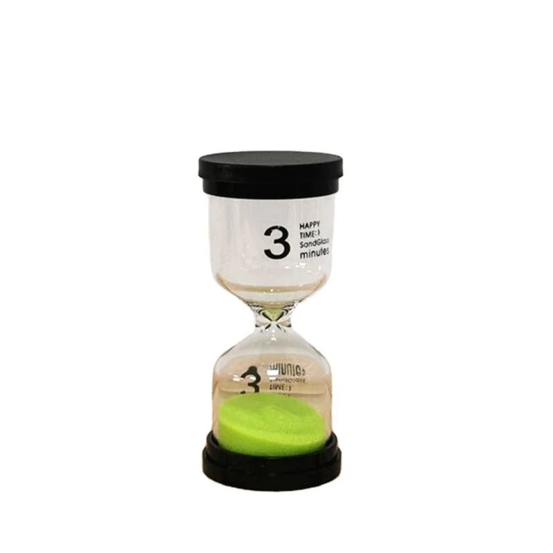Reloj Temporizador de Arena Verde 3minutos Funcional con Estilo