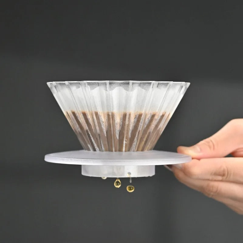Cafetera Tipo Origami Dripper Air Plastico Libre BPA Transparente