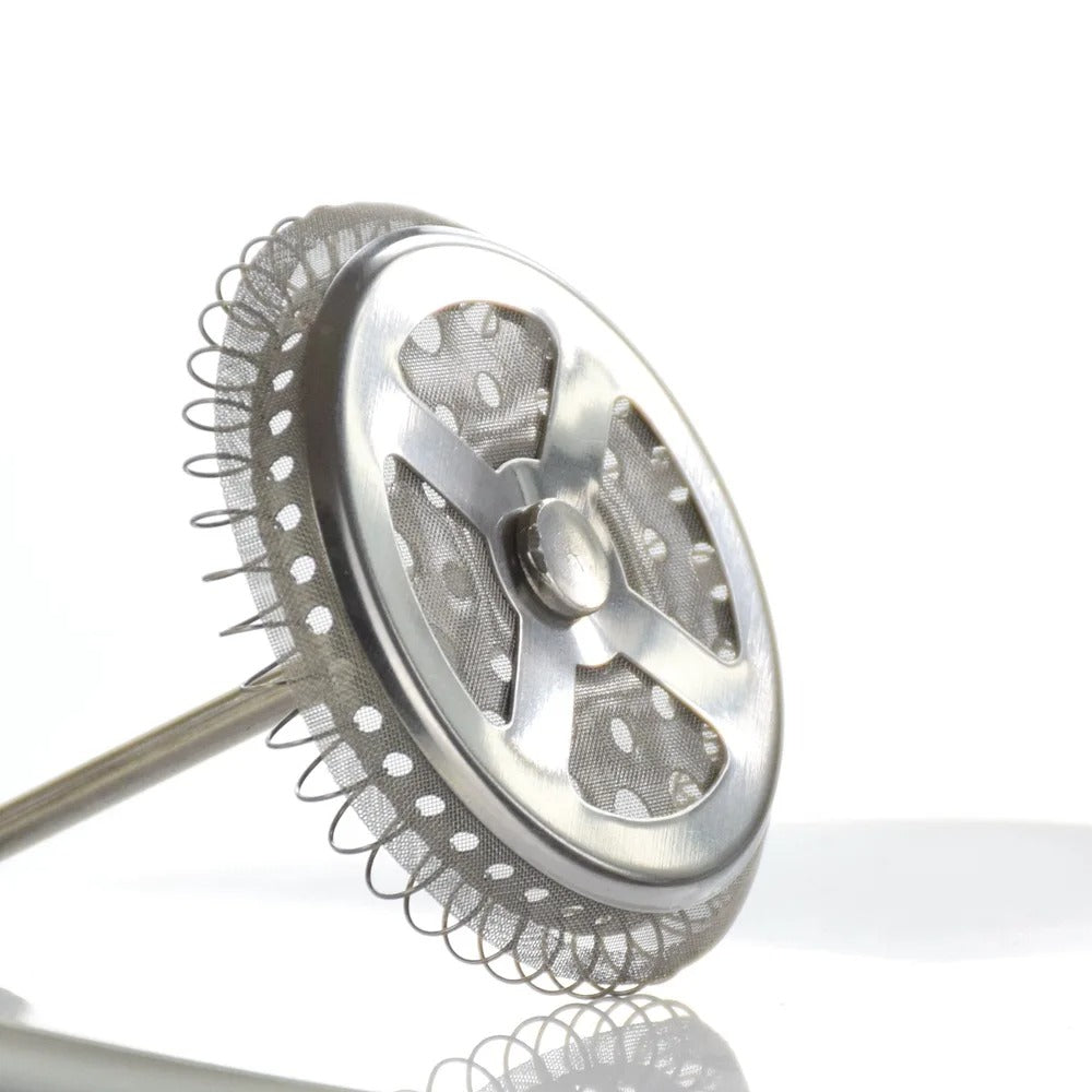 Cafetera Prensa Francesa 600ml Diseño Elegante Dorada Oro Brillante