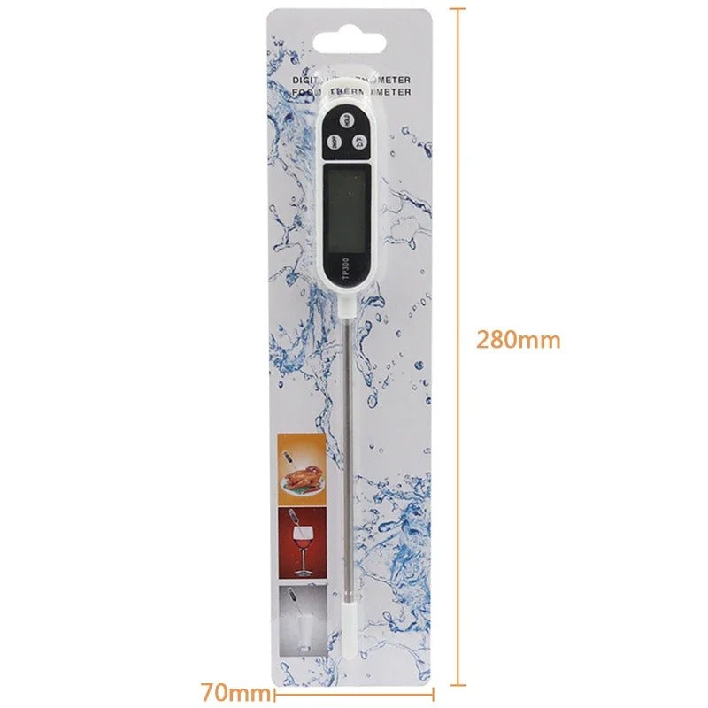 Termometro Digital Tipo Lapicero Para Cocina Blanco