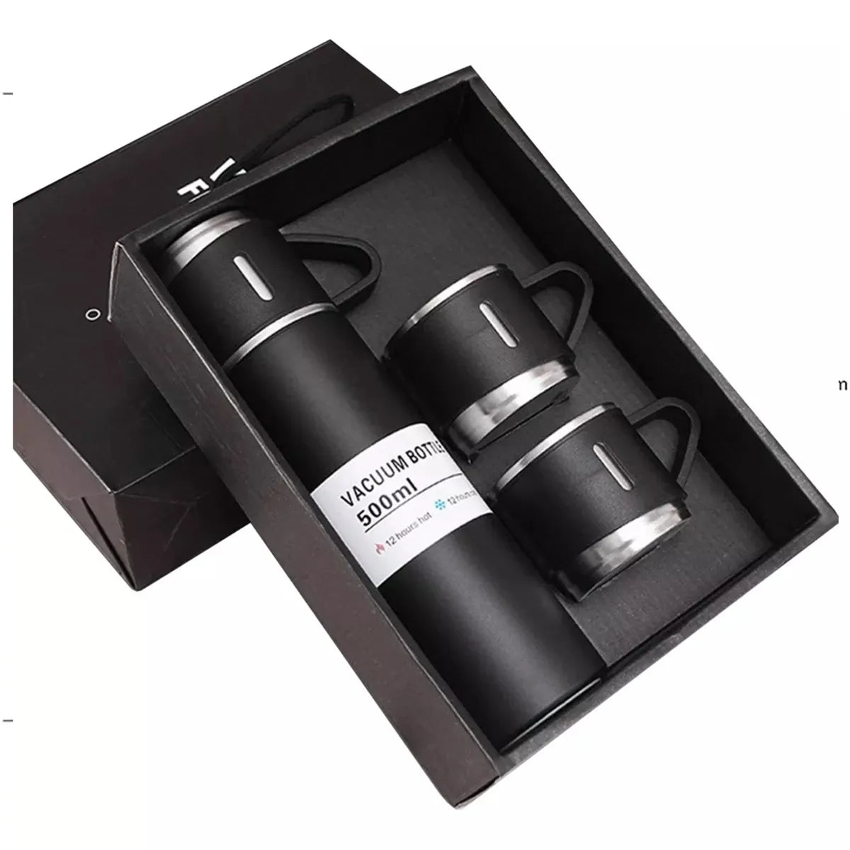 Kit Cafe Especial con Termo Termico y Pocillos Acero Inoxidable