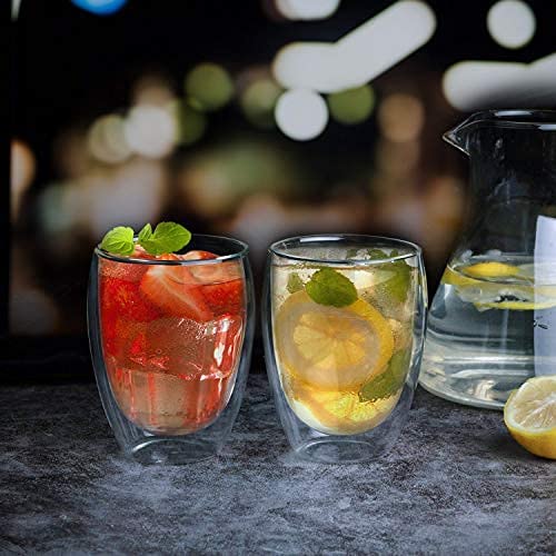 Vasos Doble Fondo Borosilicato