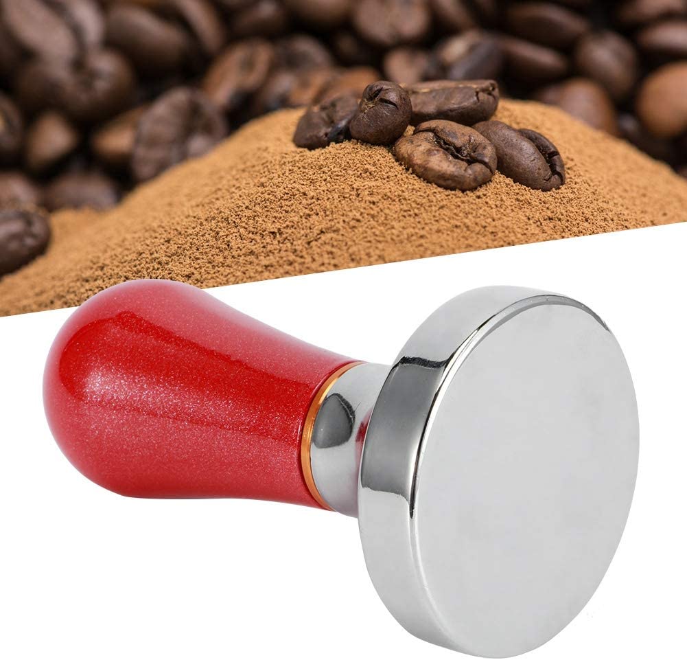 Tamper de Café Acero Inoxidable Distribuidor Colores 57mm