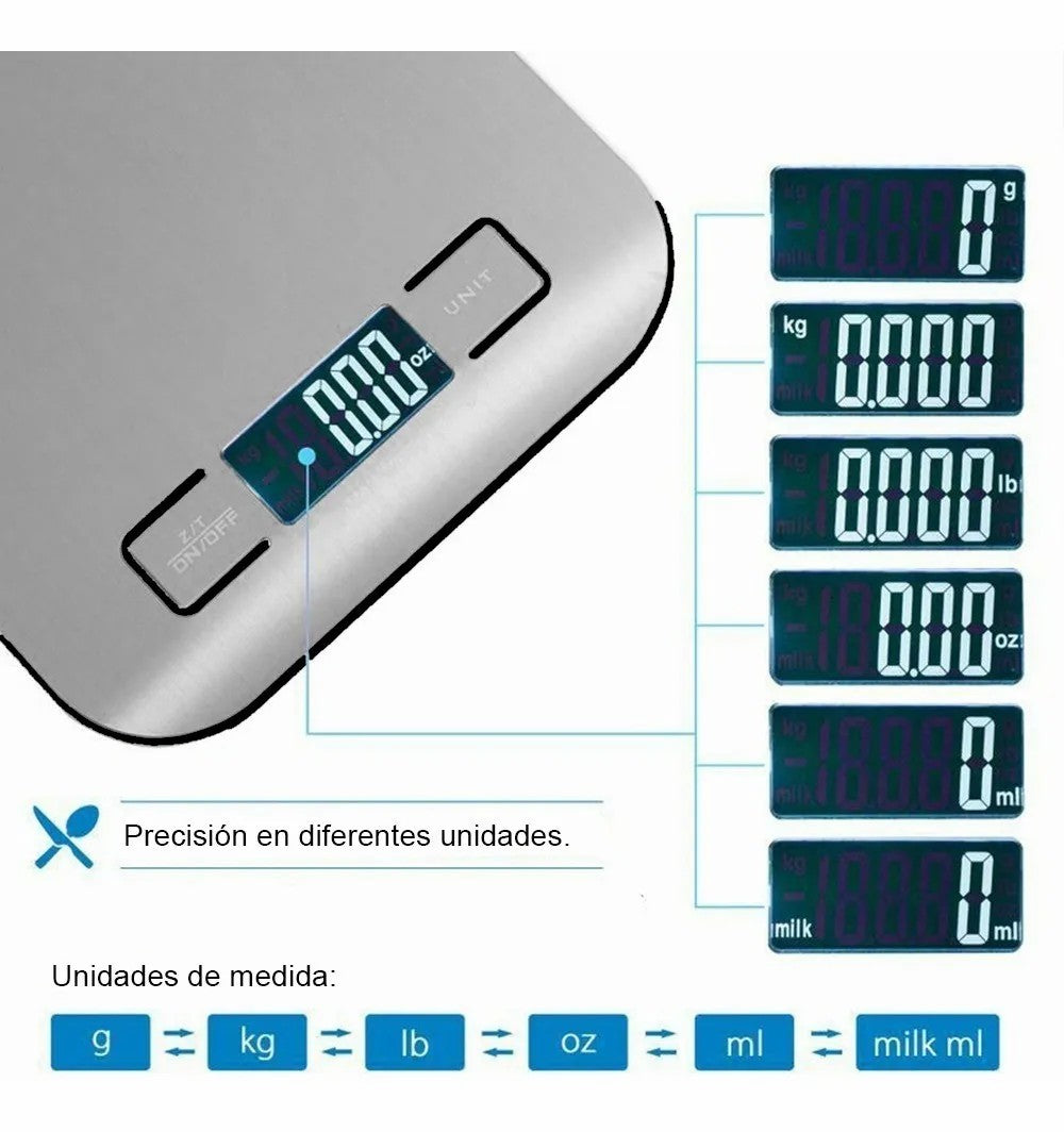 Gramera Digital Cristal 1g-5000g