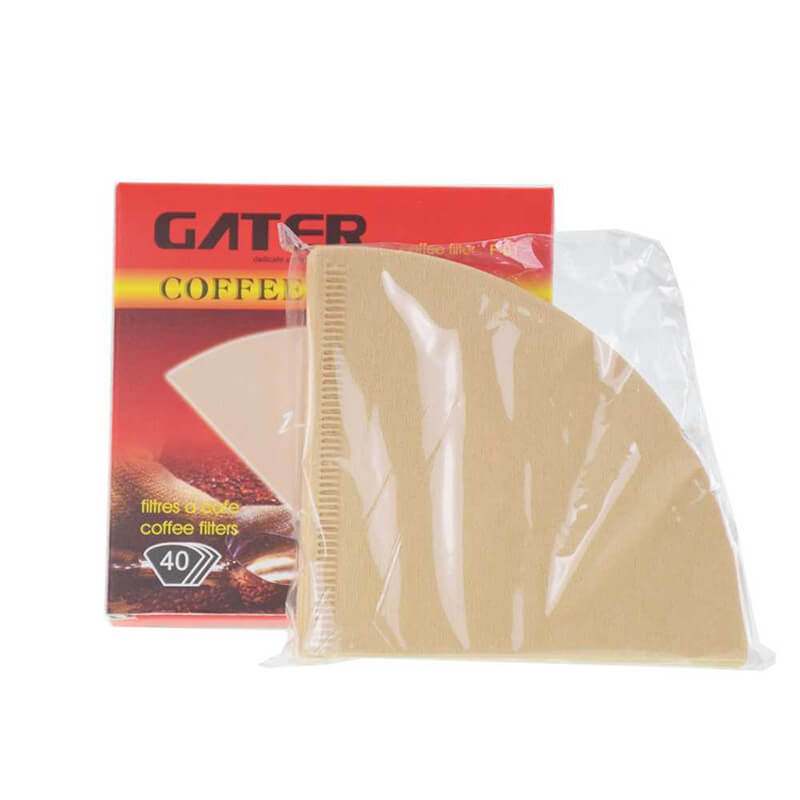 Filtros GATER De Papel Natural Para V60 X40 - 01 / 02