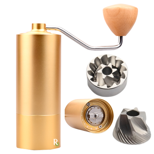 Molino Profesional Manual Muelas en Acero Inoxidable para Café