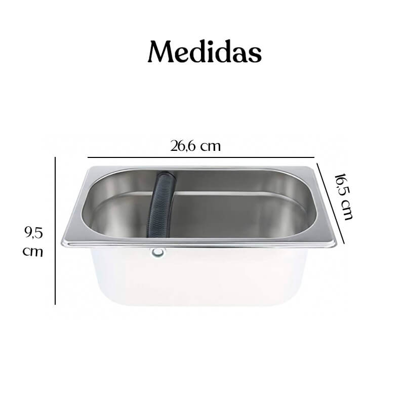 Azafate Caja Residuos Café Knock Box