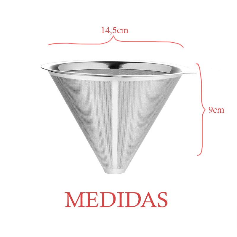 Filtro de Acero Inoxidable para Chemex
