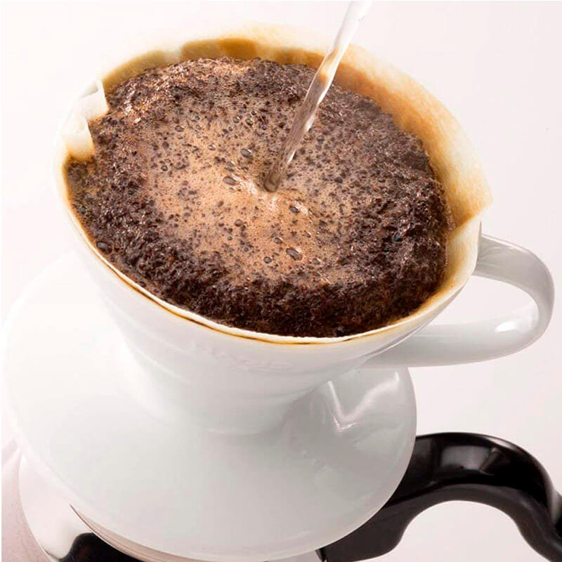 Filtros V60 #02 Hario Original x 40 Unidades / Natural / Blanco