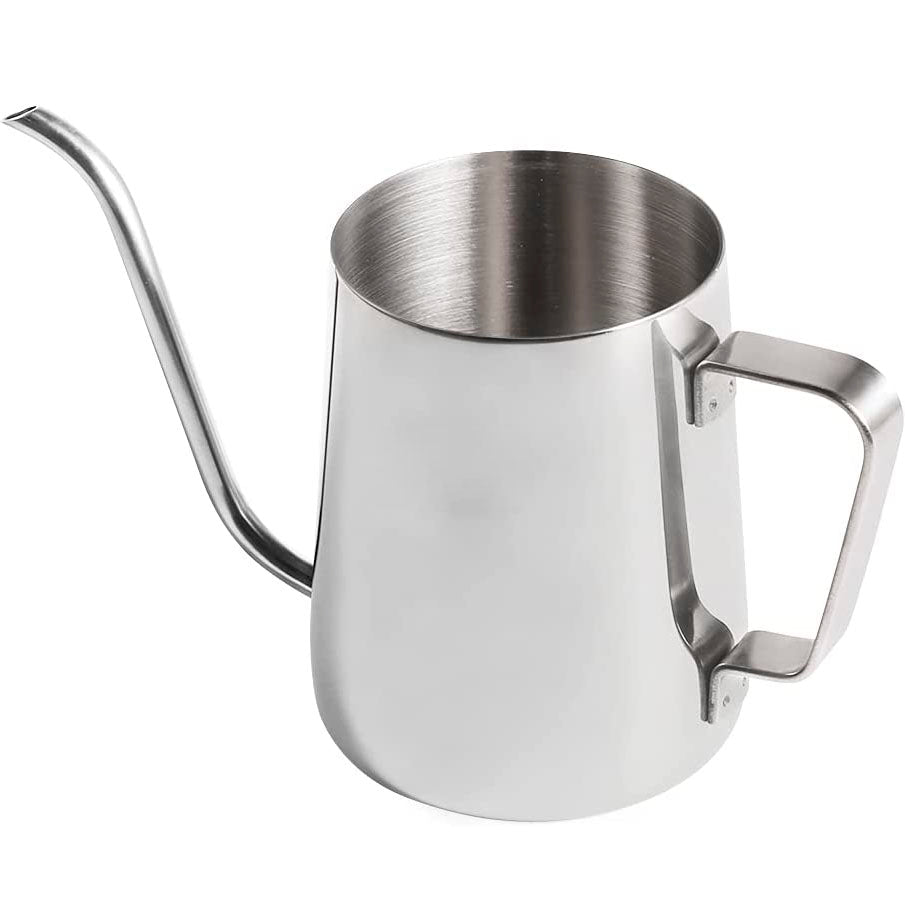 Jarra Cuello de Ganso Tetera Acero Inoxidable Plata 600ml