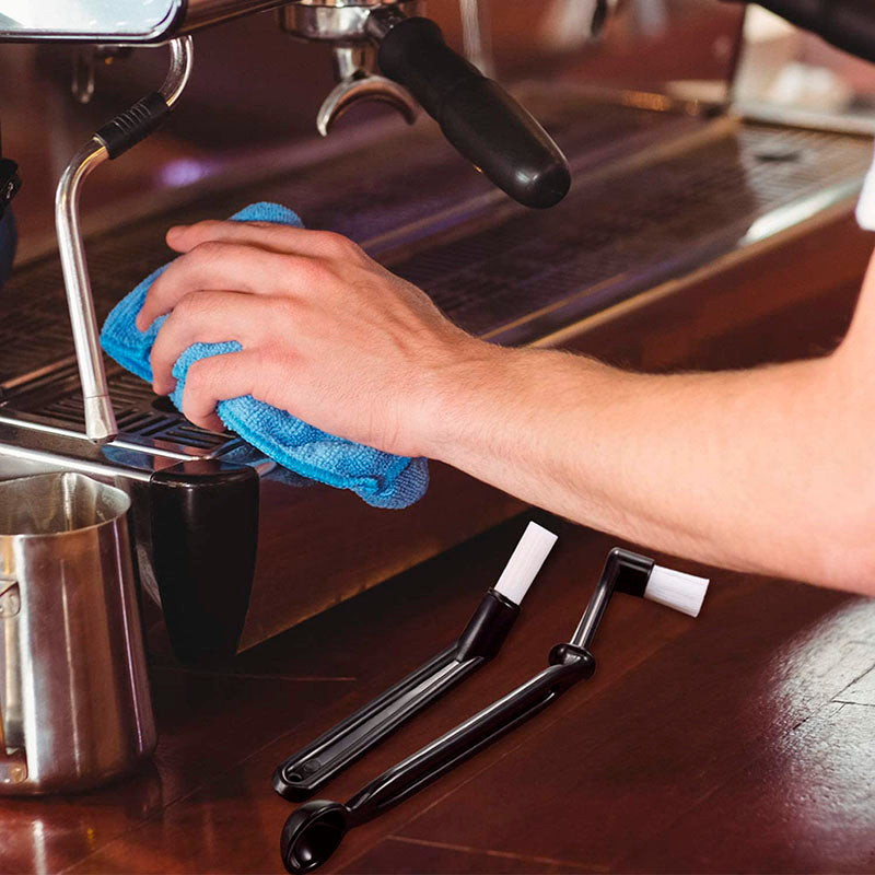 Kit Limpieza Maquina Espresso Cepillos + Filtro Ciego 57mm