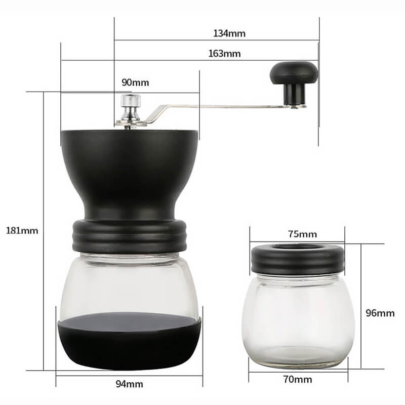 Molino Manual + Recipiente Auxiliar