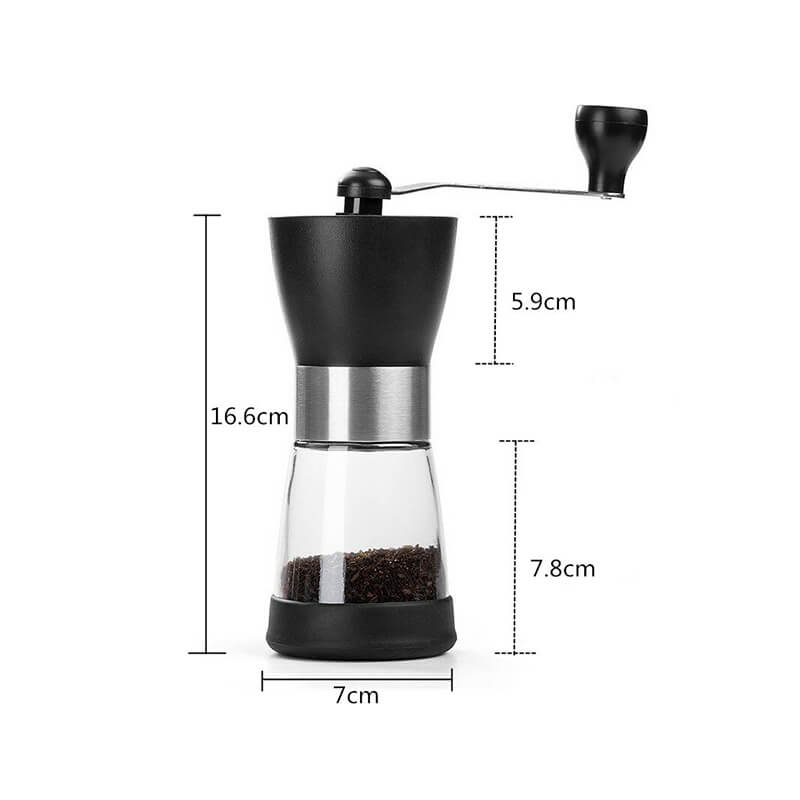 Molino Manual graduable + Recipiente Auxiliar