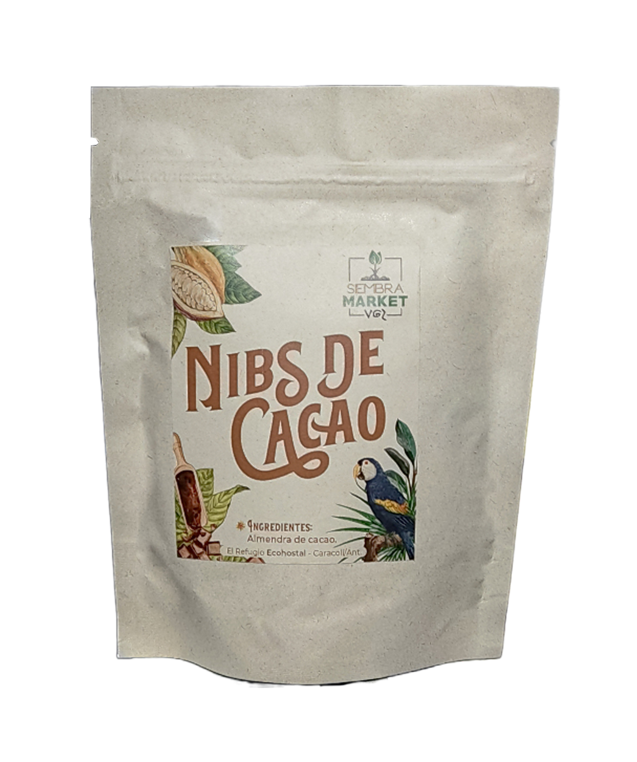 Nibs Almendras De Cacao 100% Natural
