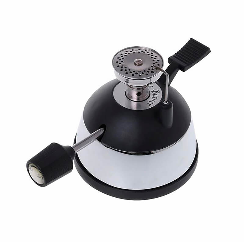 Mechero Quemador de Gas Acero Negro