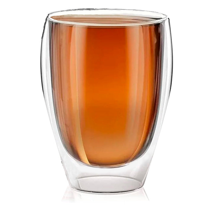 Vaso Largo Cristal Borosilicato 350 ml Doble Pared