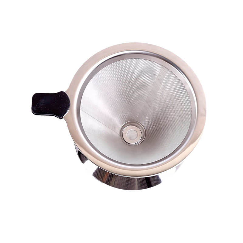 V60 con Filtro en Acero Inoxidable 2 en 1