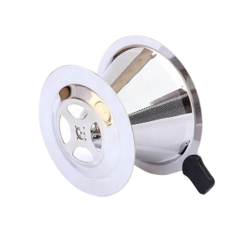 V60 con Filtro en Acero Inoxidable 2 en 1