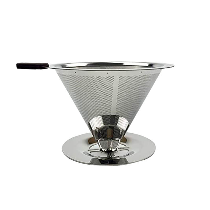 V60 con Filtro en Acero Inoxidable 2 en 1