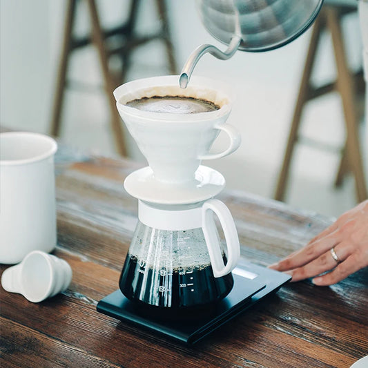 Kit V60 Hario Ceramica 02 con Jarra Server y Filtros | Cafe Filtrado