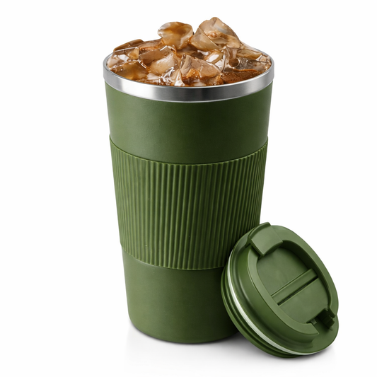 Vaso Termo Termico Tapa Antiderrame Acero Inoxidable 304 Reutilizable