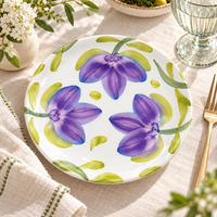 Plato para Torta de Ceramica Morado Origen Carmen de Viboral Antioquia