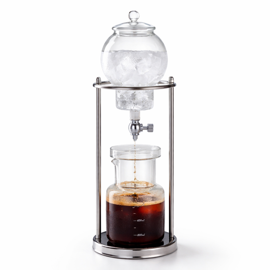 Cafetera Torre Cold Brew Tipo Kyoto Metalica Diseño Industrial 600ml
