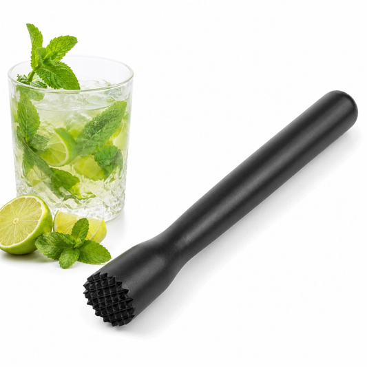 Macerador Negro para Bar | Muddler para Cocteles y Cocteleria