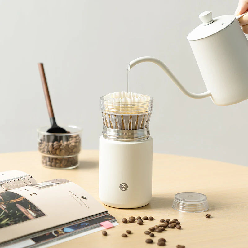 Kit Cafetera Goteo Portatil TIMEMORE B75 Wave Coffee Dripper Crystal Eye Travel Brewer