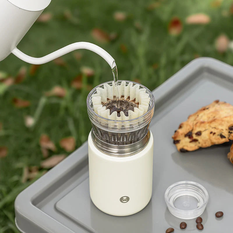 Kit Cafetera Goteo Portatil TIMEMORE B75 Wave Coffee Dripper Crystal Eye Travel Brewer