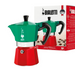Bialetti Moka Express Italia Tricolor 3 Tazas