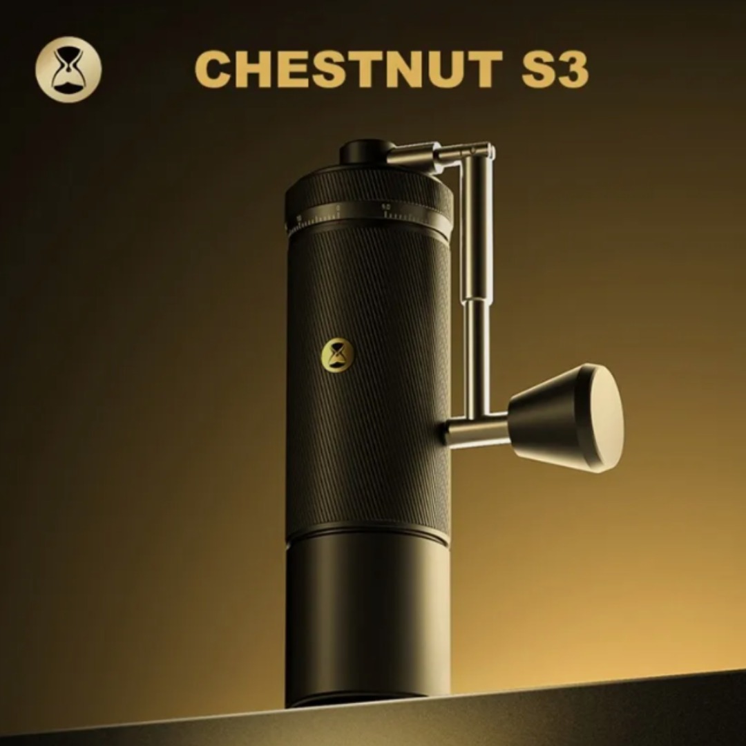 TIMEMORE S3 - Molino Profesional Manual para Café Negro Ajuste Externo Mango Plegable