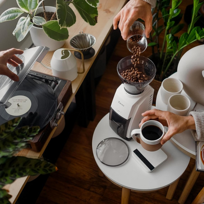 Baratza Encore Blanco Molino de Café Profesional con 40 Ajustes de Molienda